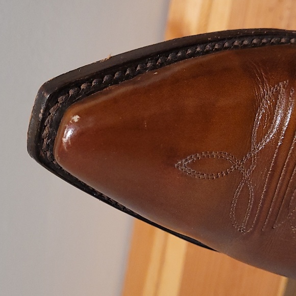 Women's Resistol Brown leather cowboy boots size 9 - Picture 7 of 15